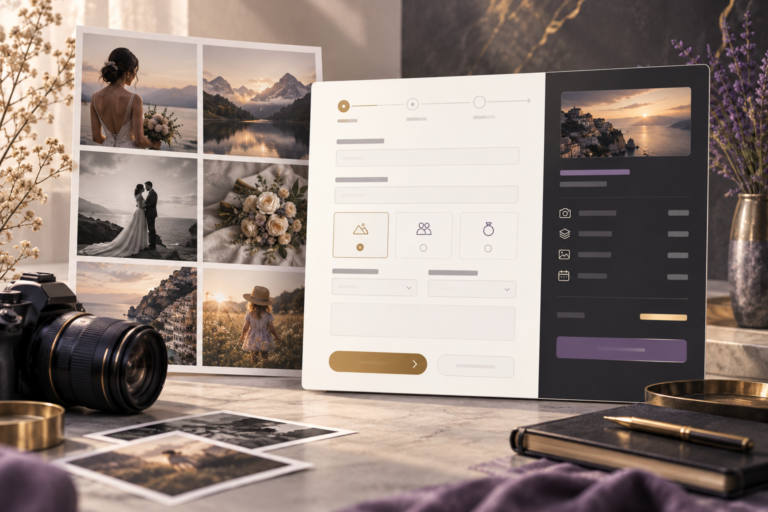 Pictoniq Inquiry Form concept artwork for a custom WordPress plugin